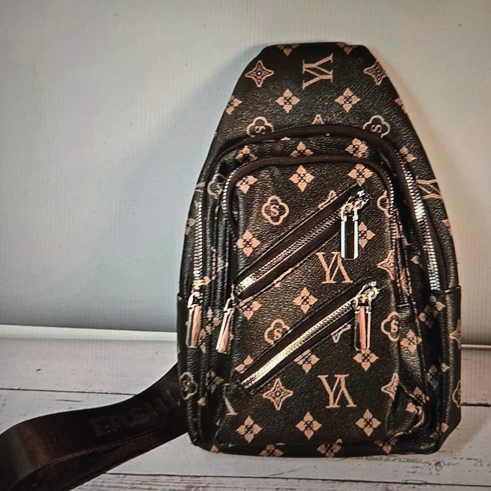 Luxury‎ Brown Monogram Sling Bag